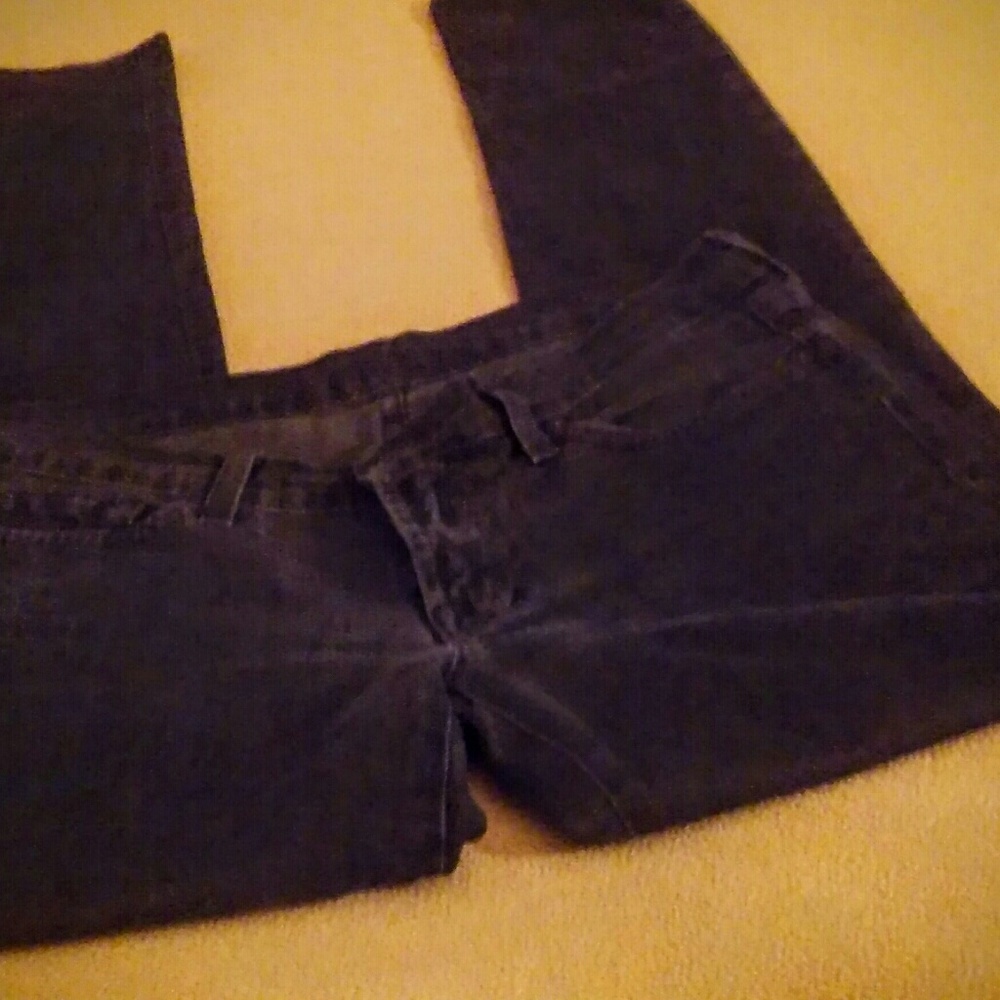 7 For All Mankind Black Jeans